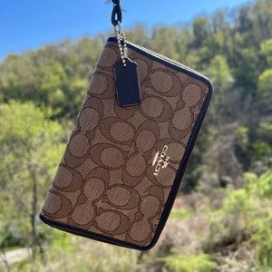 Coach Signature Wristlet